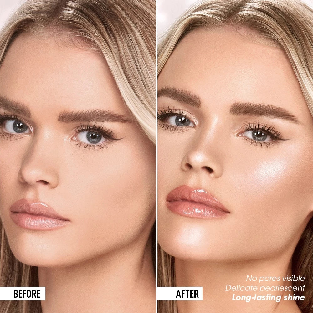 O.TWO.O Liquid Highlighter Haute Galaxy Silky Blends Seamlessly Glow Skin Long lasting Face&Body