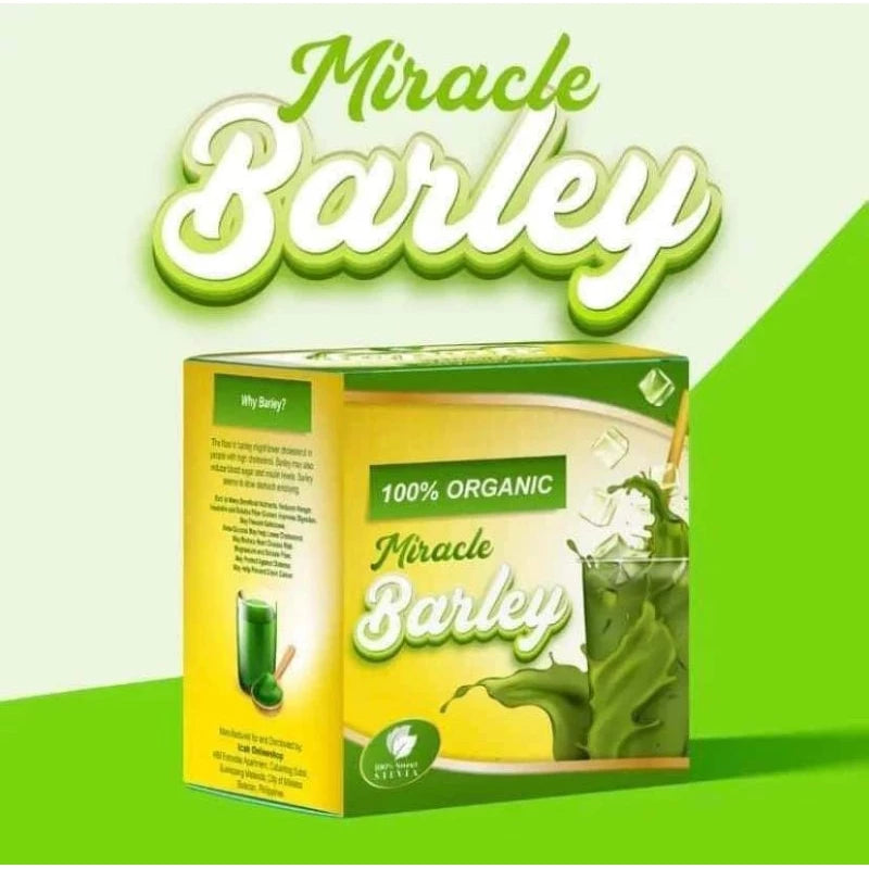 FDA Approved Miracle Barley 210g with Collagen, Sodium Ascorbate  Bacopa Monnieri and Probiotic