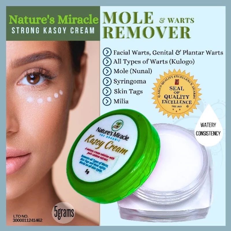 Nature's Miracle kasoy cream kasoy cream wart removal warts remover