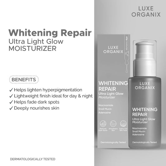 LUXE ORGANIX Whitening Repair Ultra light Glow Moisturizer 80ml |