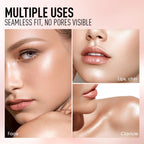 O.TWO.O Liquid Highlighter Haute Galaxy Silky Blends Seamlessly Glow Skin Long lasting Face&Body