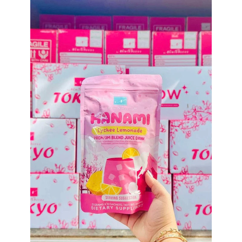HANAMI LYCHEE LEMONADE PREMIUM BLEND JUICE DRINK NAMIROSEUS