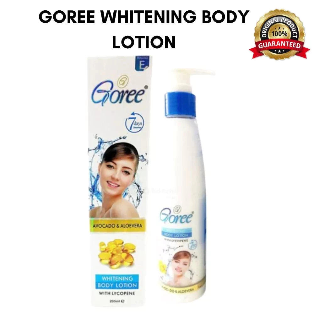 100% Authentic Goree Whitening Body Lotion with Lycopene