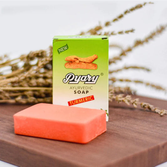 Pyary Papaya / Turmeric Soap 75g - from India