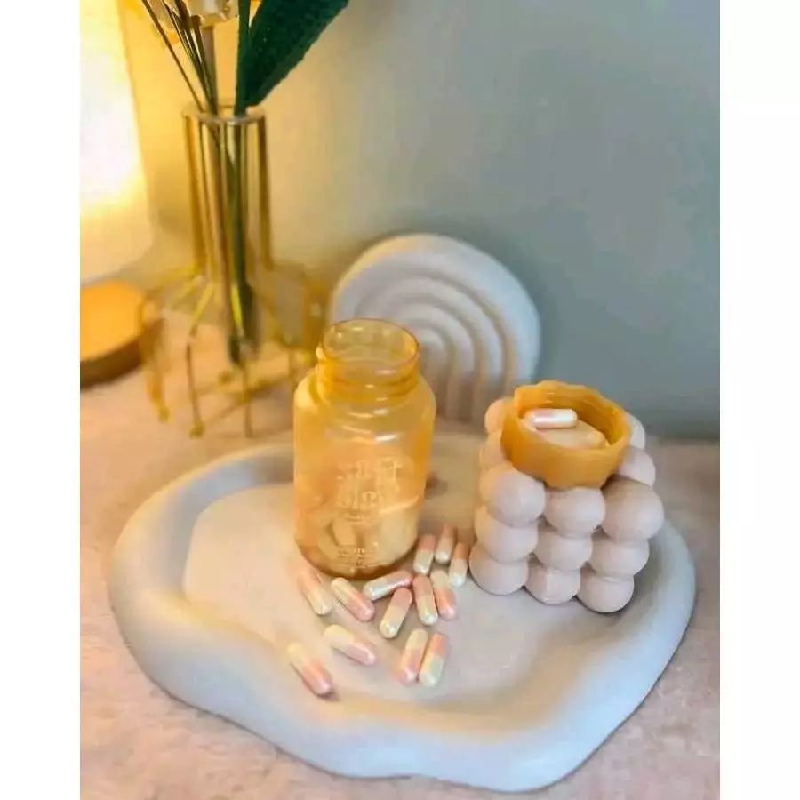 New Moon Soft Glow S-Acetyl Glutathione Vitamin C Zinc 500mg 60Capsules