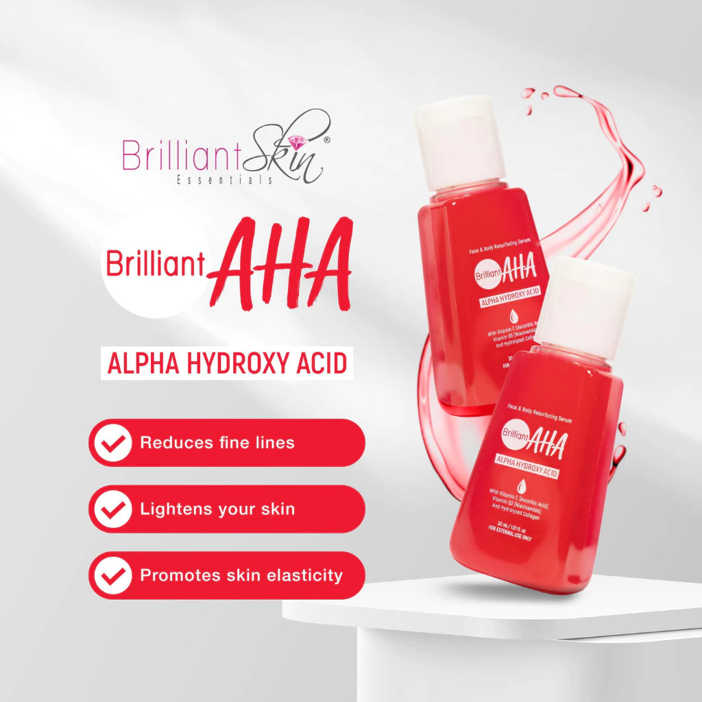 Brilliant Skin AHA (Face And Body Resurfacing Serum 30ml)