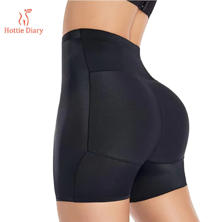 [Hottie Diary] High-waisted Padded Buttocks Peachy Hips Butt Lifter Shaper Women Seamless Panties