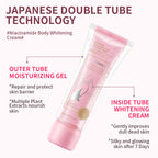 AISASEA Niacinamide Double Tube Whitening Body Lotion 100g | Instant Brightening Cream