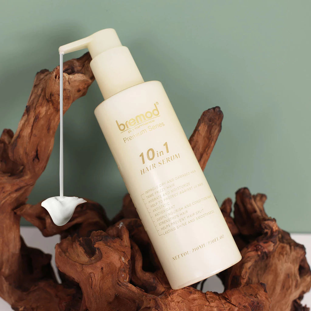 Bremod Premium 10 in 1 Hair Serum Moisturize Deeply Nourish Repair Dry Damaged Hair 210ml