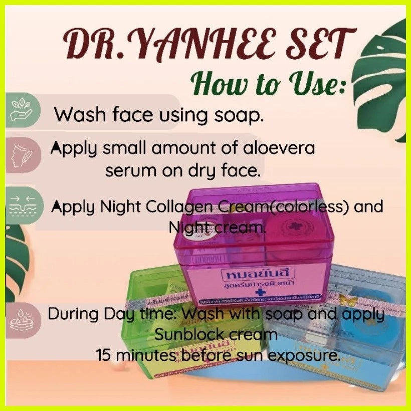 ▩ ♝ ❀ DR YANHEE SET FROM THAILAND (for melasma, for whitening ,pimples and acne and anti-aging)
