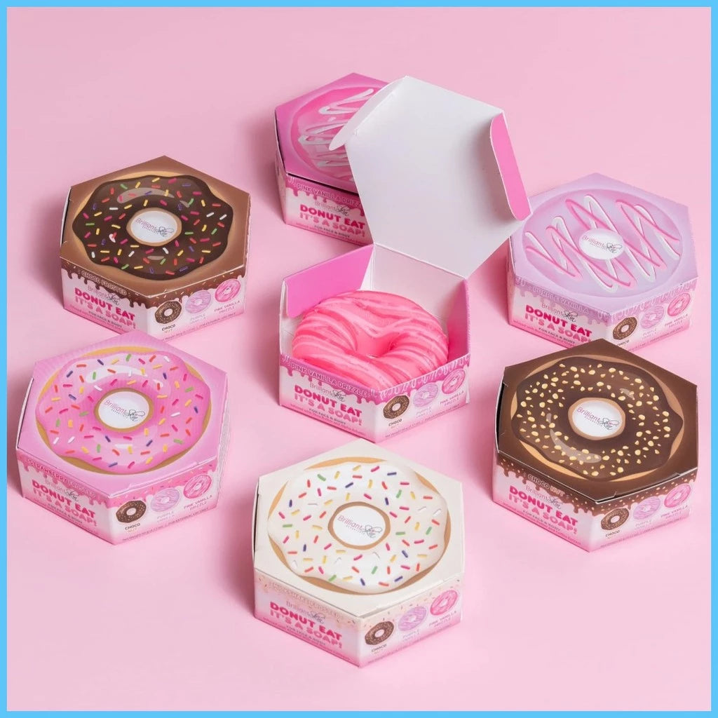 ◊☜ ☋ ❈ Brilliant Skin  Brilliant Skin Donut Eat Soap 70g Whitening and Pimple remover soap |